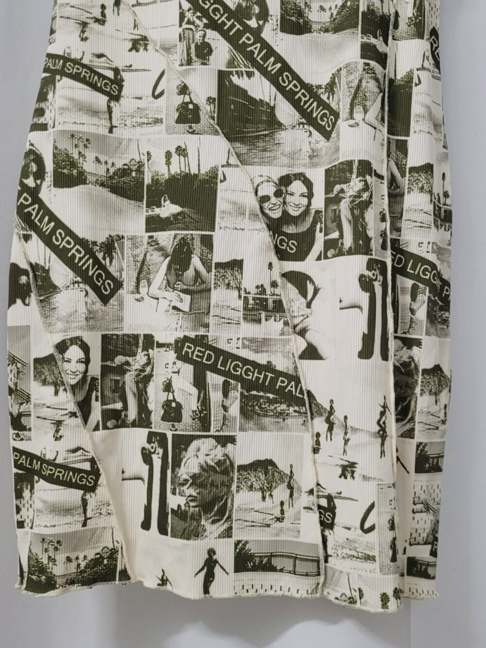 Pretty Garbage Vintage Photo Collage Print Bodycon Mini Dress - Picture 7 of 11